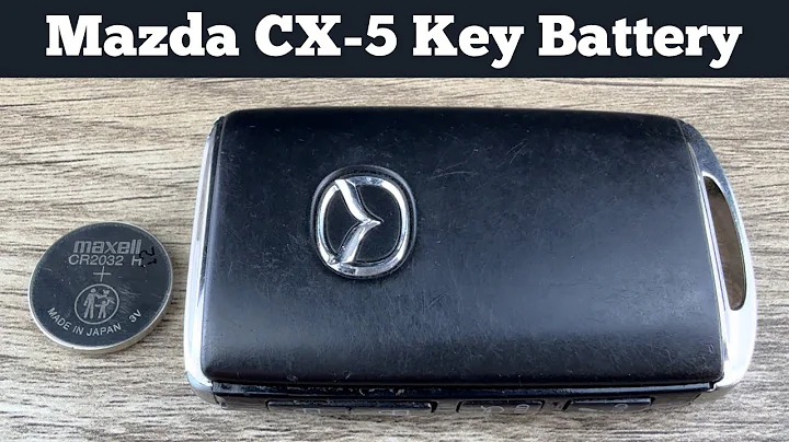 2020 - 2025 Mazda CX-5 Remote Key Fob Battery Replacement - How To Change Replace CX5 Batteries DIY