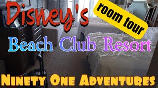 Disney Beach Club Resort Room Tour by Ninety One Adventures 39 views 2 years ago 2 minutes, 25 seconds