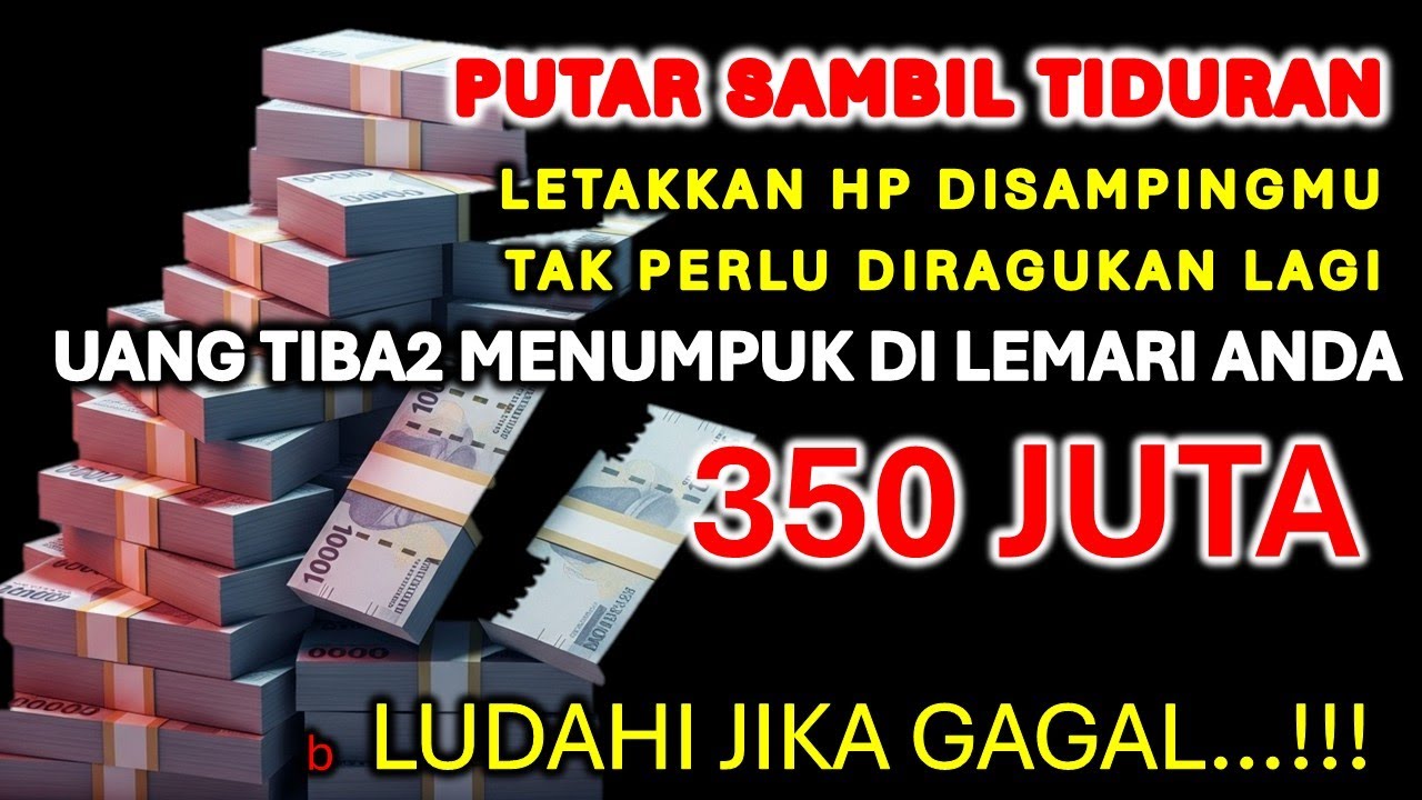 PUTAR SAMBIL TIDURAN ✅ UANG DATANG SENDIRI KERUMAH ANDA MELALUI MALAIKAT MIKAIL | Doa pembuka rezeki
