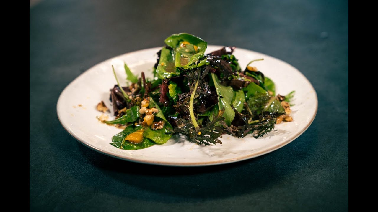 Feldsalat mit Orangen und Walnüssen - Kochtutorium 