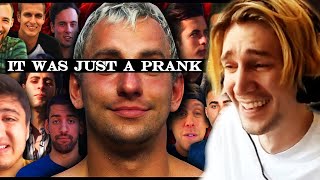 xQc Reacts to 'The Fall of YouTube Pranking (W\/ Joey Salads)' | SunnyV2