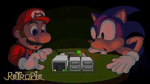 RetroPie Splash Screen Mario Sonic