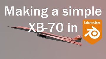 I made an xb-70 in Blender!