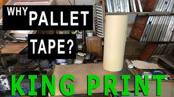 How to use pallet tape on screen printing press * Learn to screen print series king print