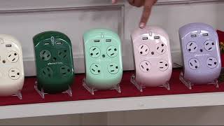 Revolve 3.4 S/3 Surge Protectors w/ 4 Outlets & 2 USB Ports on QVC