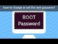 how to change or set the root password in any linux distribution(ubuntu, linux mint etc)