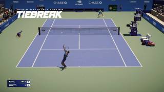 TIEBREAK - *New Patch Update* I Rafael Nadal Vs Lorezno Musetti I US Open I FULL SET (PS5)
