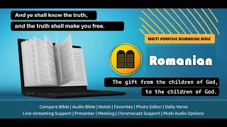 "Romanian Bible" - Multi-Purpose Romanian Bible is the ultimate holy Bible reader app for your phone screenshot 5