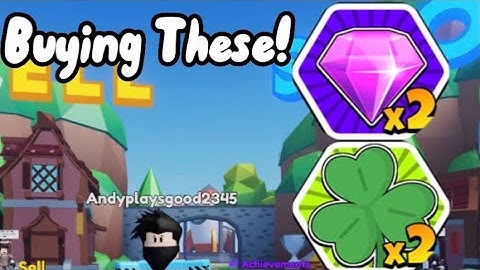 I BOUGHT 2X GEMS and 2X LUCK in Mining Simulator 2!