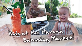 Kids at the Harana Saturday Market!