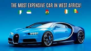 🇬🇭🇳🇬 MOST EXPENSIVE CAR IN WEST AFRICA || BUGATTI CHIRON || IN ACCRA GHANA || Kamma Dyn