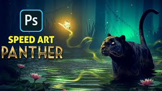 Black Panther l Photoshop Manipulation Tutorial l Speed Art