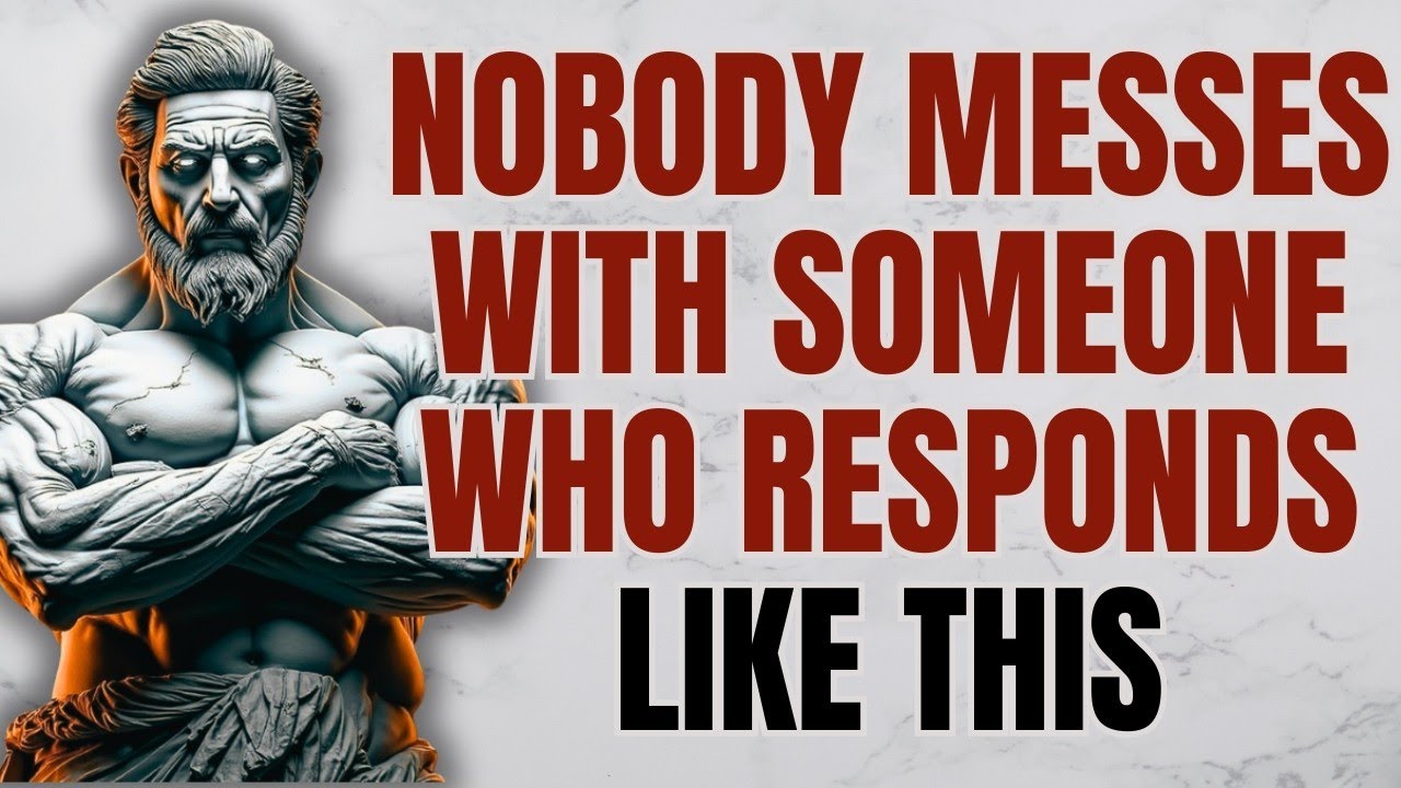 5 Smart Replies That Shut Anyone Up | Stoicism | Stoic Wisdom