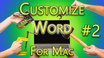 How to customize the Ribbon in Word for Mac