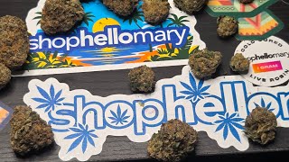 ShopHelloMary August care package Live Unboxing & Review let's Smoke.  Don't forget water 😉