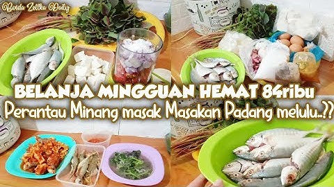 Daily Vlog IRT || Perantau Minang masak masakan Padang melulu? || Belanja Mingguan Hemat