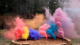 Цветной дым Mr. Smoke красный, желтый, фиолетовый, розовый, голубой, бордовый Цветной дым Mr. Smoke красный, желтый, фиолетовый, розовый, голубой, бордовый