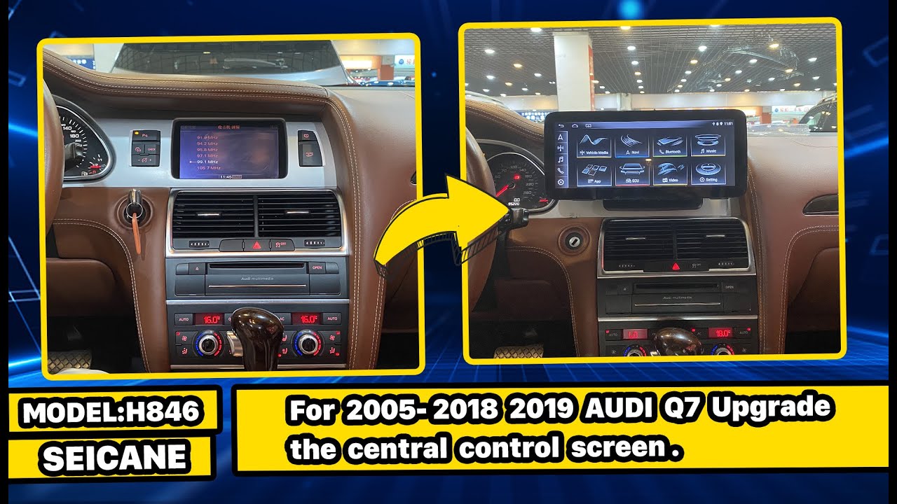 2005-2016 for Car AUDI navigation Q7 Bluetooth Radio 2018 system radio auto Carpay touchscreen 2019 replacement 2017 GPS Android