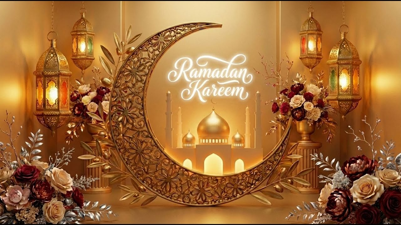 Ramadan Kareem 2026 🌙 Peaceful Ramadan Night | Islamic Background Ambience