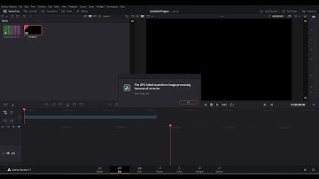 Fix Davinci Resolve Error Code  -59 | The GPU failed to perform image processing because of an error