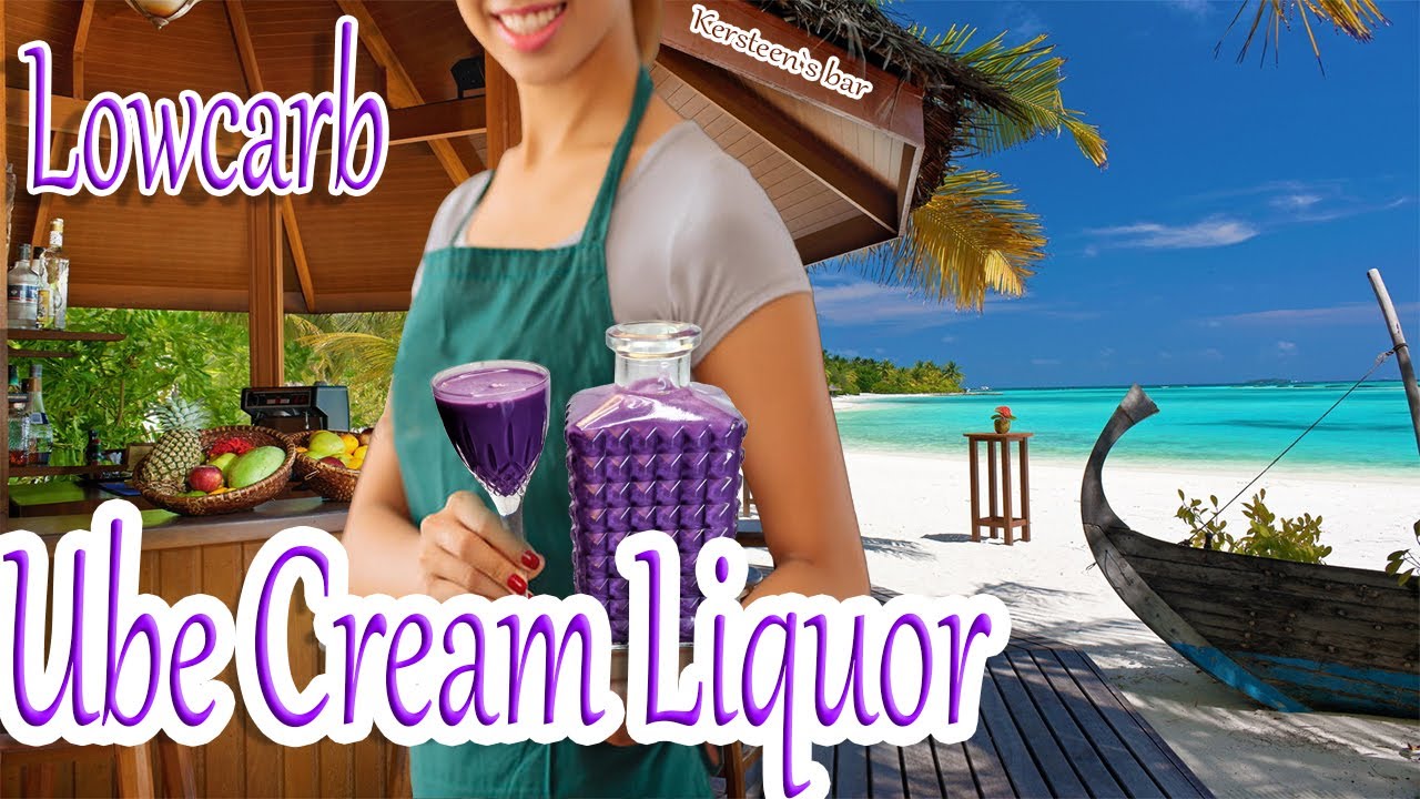 Low Carb Ube Cream Liquor |  Sugar free Ube Cream Liquor  |   Kersteen Kitchen