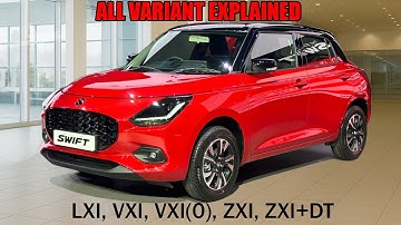 New Swift Variants Explained | LXI, VXI, VXI (O), ZXI, ZXI+ | ALL DETAILS | After GST Reform