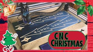 Festive Christmas Tree Sign for Quick Sales with Vectric Vcarve Pro & Onefinity CNC!