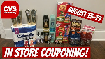 CVS IN STORE COUPONING 8/13/17-8/19/17! .50 CENT PANTENE/CEREAL & MORE!