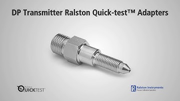 How To Use DP Transmitter Quick-test Adapters | Ralston Instruments