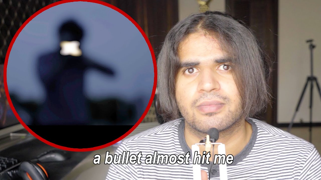 they started shooting at me....