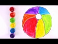 رسم كرة رسم سهل للاطفال  تعليم الالوان learn color