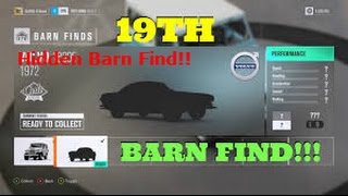 Forza Horizon 3 - How To Unlock The Hidden 19th Barn Find!