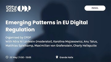 CPDP.ai 2025 - Emerging Patterns in EU Digital Regulation