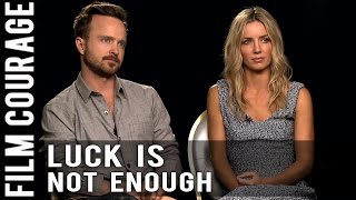 Aaron Paul & Annabelle Wallis On What It Takes To Be Successful In Hollywood