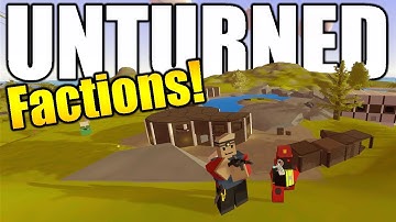New Unturned Factions Server - Team Mojo Episode 1: Base Tour!