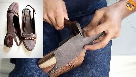 How to Make Handmade Ballet Shoe with Simple Tools | Easy Ballet Shoe Making Tutorial