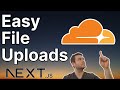 How i upload images to cloudflare r2 in nextjs server components presigned put