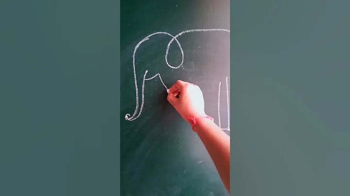 easy elephant 🐘 drawing #youtubeshorts #art #shorts #elephant