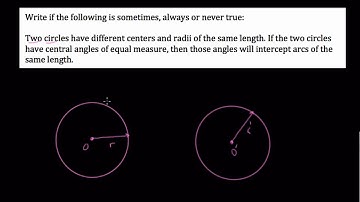 Congruent circles with equal arc lengths