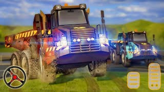 ダンプトラック3Dレーシング-ドライビングトラックシミュレーター| Androidゲームプレイ screenshot 2