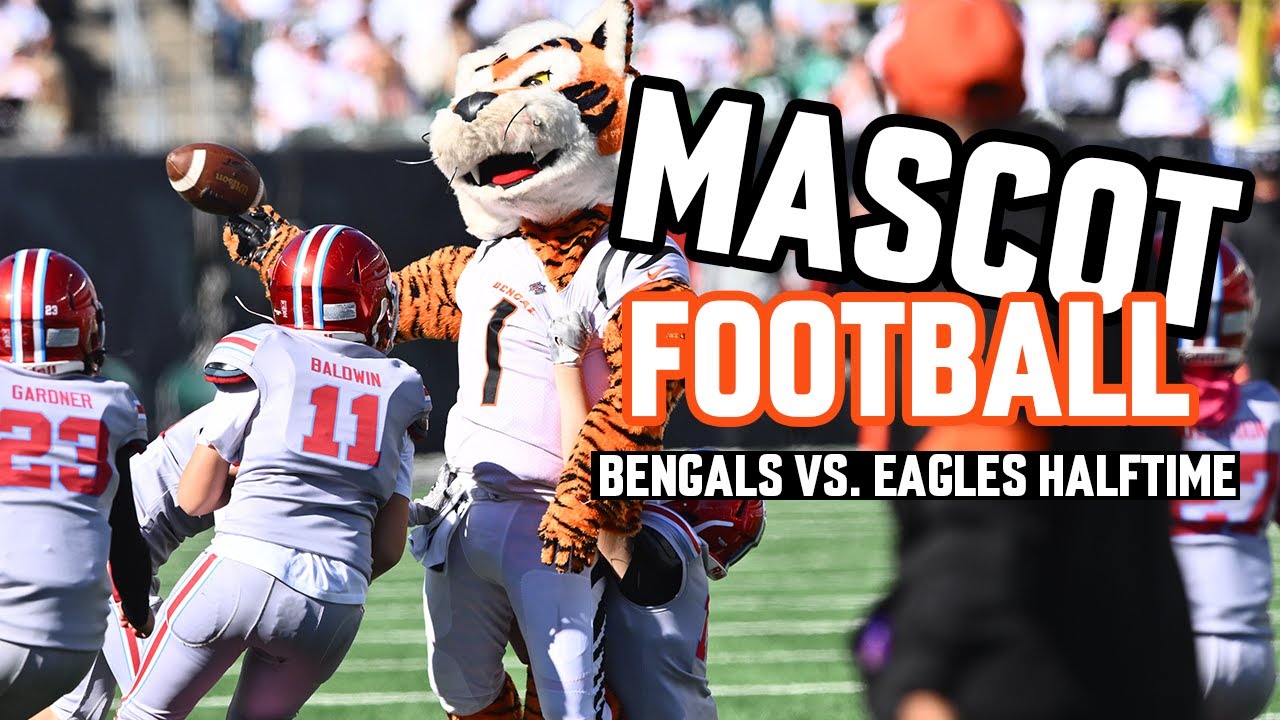 MASCOT FOOTBALL | Bengals vs. Eagles Halftime Show