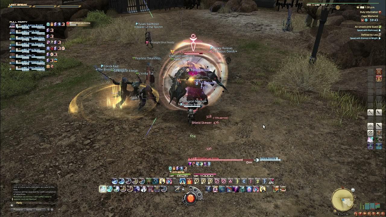 FFXIV Tank Guide for Cape Westwind YouTube