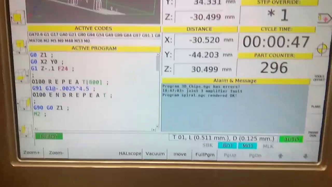 New linuxcnc sserial control - YouTube