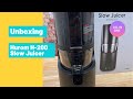 Hurom H-200 Slow Juicer l Unboxing l Making First Vitamin-Hydration Juice