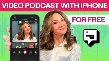 How to Record a Video Podcast Only Using Your iPhone! (for FREE)