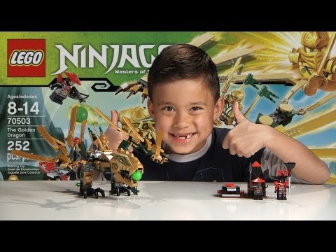 Biskop alder mave THE GOLDEN DRAGON - LEGO NINJAGO Set 70503 - Time-lapse Build, Unboxing &  Review - YouTube