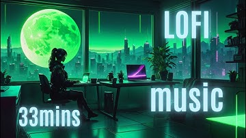 Green Cyberpunk lofi beats for coding and focus