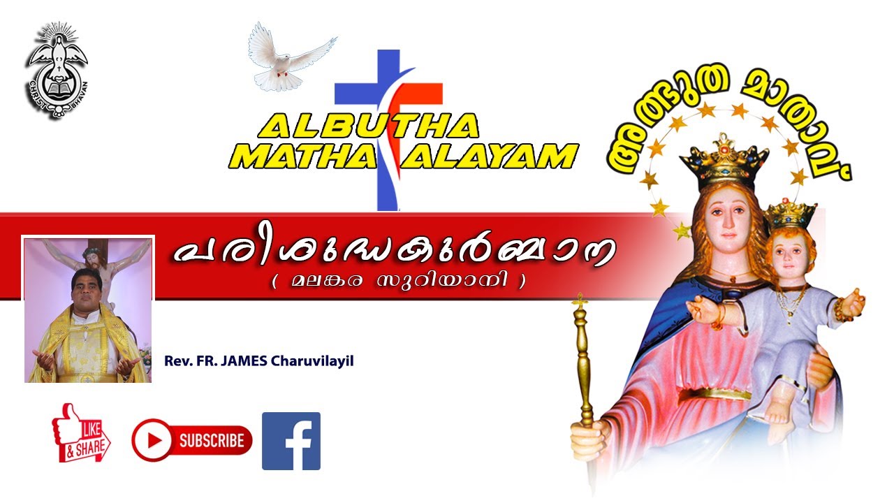 പരിശുദ്ധ കുർബാന ( മലങ്കര സുറിയാനി ) | റവ. ഫാ. ജെയിംസ് ചാരുവിളയി ...
