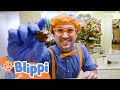 Blippi&#39;s Chocolate Surprise! | Blippi | 🔤 Moonbug Subtitles 🔤 | Learning Videos