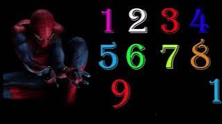 Belajar Berhitung 1-10[Bersama Spiderman] Bahasa Indonesia,Pelajaran Anak TK